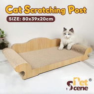 Detailed information about the product Cat Scratching Post Toy Bed Scratcher Corrugated Cardboard Pet Furniture Couch Sofa Shape Pad Indoor Kitten Nest Play Lounge