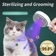 Detailed information about the product Cat Sterilization Comb Pet Brush For Shedding And Grooming Self-Cleaning Slicker Brush For Long And Short Hair Cats