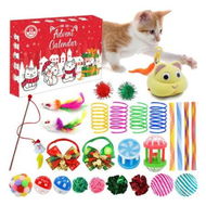 Detailed information about the product Cat Toy Countdown Calendar 2025, Countdown Calendar with Assorted Cat Christmas Toys for Women Teens Family Friends Men Kitten Pet Lovers
