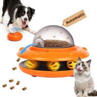 Detailed information about the product Cat Treat Dispenser Rechargeable Electric Auto Interactive Cat Puzzle Feeder with Bell Ball,Slow-Feeding Puzzle Toy for Indoor Small Medium Cats