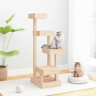 Detailed information about the product Cat Tree 45.5x49x103 cm Solid Wood Pine