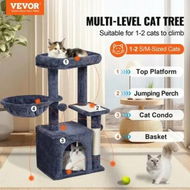 Detailed information about the product Cat Tree 80 cm Cat Tower with Cat Condo Sisal Scratching Post Dark Grey