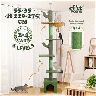 Detailed information about the product Cat Tree Kitty Tower Scratching Post Bed Sisal Scratcher House Stand Cave Floor to Ceiling Furniture Hammock Platforms 229-275cm