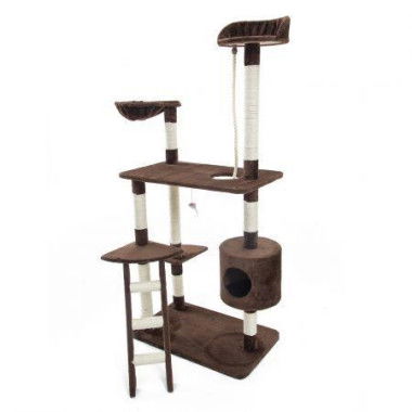 Cat Tree Multi Level Scratcher FUJI 170cm BROWN