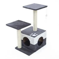 Detailed information about the product Cat Tree Multi Level Scratcher MONO 69cm GREY