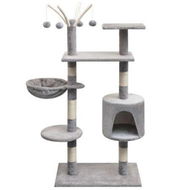 Detailed information about the product Cat Tree With Sisal Scratching Posts 125 Cm Grey