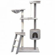 Detailed information about the product Cat Tree With Sisal Scratching Posts 150 Cm Grey