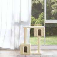 Detailed information about the product Cat Tree with Sisal Scratching Posts Cream 60 cm