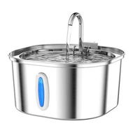 Detailed information about the product Cat Water Fountain, 3.2L Stainless Steel Pet Water Drinking Fountain for Cats Indoor, Dog Water Fountain with Water Level Window