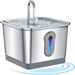 Cat Water Fountain, 3.5L/118oz Stainless Steel Dog Water Fountain with Motion Sensor, Automatic Wireless Water Dispenser Indoor for Pets. Available at Crazy Sales for $44.95