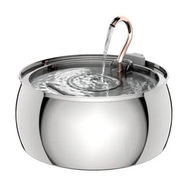 Detailed information about the product Cat Water Fountain, 4L Gooseneck Copper Faucet Design Cat Fountain for Drinking, Large Capacity Stainless Steel Cat Water Fountain