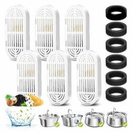 Detailed information about the product Cat Water Fountain Filters,6 Pack Replacement Filters And Pre-Filter Sponges for Stainless Steel Pet Fountain with Water Level Window