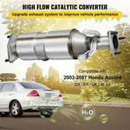 Detailed information about the product Catalytic Converter Direct Sliver For Honda Accord 2003-2007