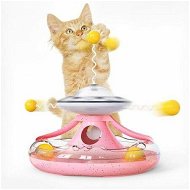Detailed information about the product Cats Turntable Toy Slow Feeder Funny Cats Ball Circle Tracks Pet Food Dispenser Puzzle Interactive Toys