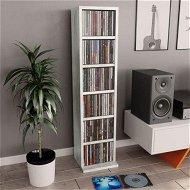 Detailed information about the product CD Cabinet Concrete Grey 21x16x88 cm Chipboard