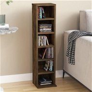 Detailed information about the product CD Cabinet Smoked Oak 21x20x88 cm Engineered Wood