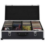 Detailed information about the product CD Case For 80 CDs Aluminium ABS Black