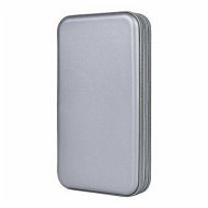Detailed information about the product CD Holder 80 Capacity CD/DVD Case Holder Portable Wallet Storage Organizer Hard Plastic Protective Storage Holder For Car Travel (80 Capacity Grey)