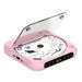 CD Player Portable with Dual Stereo Speakers,Rechargeable Portable CD Player with Bluetooth for Home with Headphones,Support CD/AUX/USB,Pink. Available at Crazy Sales for $49.99