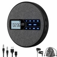 Detailed information about the product CD Player Portable,Rechargeable Portable CD Player with Dual Speakers and Anti Skip,CD,USB,AUX,LCD Display,Backlit Button,5 EQ,A-B Repeat,10 Speeds