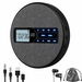 CD Player Portable,Rechargeable Portable CD Player with Dual Speakers and Anti Skip,CD,USB,AUX,LCD Display,Backlit Button,5 EQ,A-B Repeat,10 Speeds. Available at Crazy Sales for $59.99