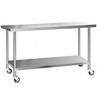 Detailed information about the product Cefito 304 Stainless Steel Kitchen Benches Work Bench Food Prep Table With Wheels 1829MM X 610MM