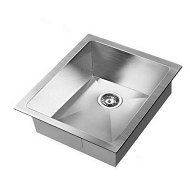Detailed information about the product Cefito 39cm X 45cm Stainless Steel Kitchen Sink Under/Top/Flush Mount Silver.