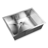Detailed information about the product Cefito 60cm X 45cm Stainless Steel Kitchen Sink Under/Top/Flush Mount Silver.