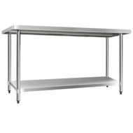 Detailed information about the product Cefito 610 X 1524mm Commercial Stainless Steel Kitchen Bench