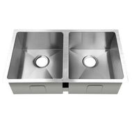 Detailed information about the product Cefito 77cm X 45cm Stainless Steel Kitchen Sink Under/Top/Flush Mount Silver.