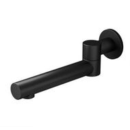 Detailed information about the product Cefito Bath Spout Wall Mounted Square Water Outlet Bathtub Bathroom Swivel Black