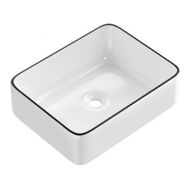 Detailed information about the product Cefito Bathroom Basin Ceramic Vanity Sink Hand Wash Bowl Above Counter 48x37cm