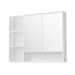 Cefito Bathroom Mirror Cabinet 100CM Vanity Medicine Wall Mounted Storage White. Available at Crazy Sales for $189.95