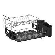 Detailed information about the product Cefito Dish Rack Drying Drainer Cup Holder Cutlery Tray Kitchen Organiser 2-Tier