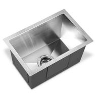 Detailed information about the product Cefito Kitchen Sink 45X30CM Stainless Steel Basin Single Bowl Silver