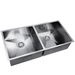 Cefito Kitchen Sink 86X44CM Stainless Steel Basin Double Bowl Silver. Available at Crazy Sales for $154.95