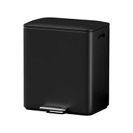 Detailed information about the product Cefito Pedal Bins Rubbish Bin Dual Compartment Waste Recycle Dustbins 40L Black