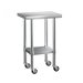 Cefito Stainless Steel Kitchen Benches Work Bench Wheels 61X46CM 430. Available at Crazy Sales for $129.95