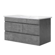 Detailed information about the product Cefito Vanity Unit 915mm with Basin Grey