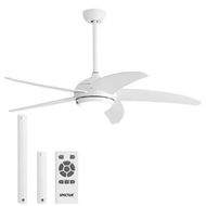 Detailed information about the product Ceiling Fan 52'' DC Motor Wood White