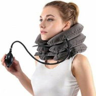 Detailed information about the product Cervical Neck Traction Device For Instant Neck Pain Relief - Inflatable & Adjustable Neck Stretcher Neck Support Brace Best Neck Traction Pillow.