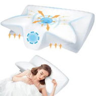 Detailed information about the product Cervical Pillow for Neck Relief, Ergonomic Hollow Design, Odorless Memory Foam Pillow for Sleeping