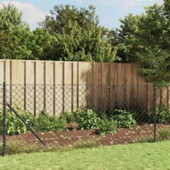 Detailed information about the product Chain Link Fence Anthracite 1x25 m