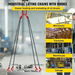 Chain Sling 9/32' X 10' Engine Lift Chain G80 Alloy Steel Engine Chain Hoist Lifts 3 Ton with 4 Leg Grab Hooks and Adjuster. Available at Crazy Sales for $159.95