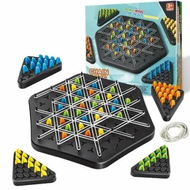 Detailed information about the product Chain Triangle Chess Triggle Game Rubber Band Set Interactive Kids Family Party Strategy Fun Educational Toy Multiplayer