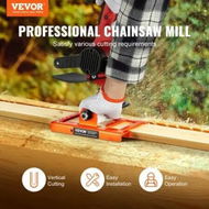 Detailed information about the product Chainsaw Mill, Vertical Lumber Cutting Guide with 5.1-15.2cm Cutting Width, Cast Iron Portable Timber Chainsaw Attachment, Lightweight Wood Timber Milling Attachment for Builders and Woodworkers