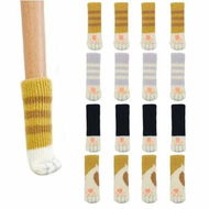 Detailed information about the product Chair Socks Table Desk Leg Pads Furniture Floor Protector 16Pcs Creative Foot Covers Fancy Cat Paw Design