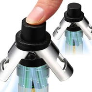 Detailed information about the product Champagne Stopper Wine Saver Vacuum Pump 2Pcs Sparkling Prosecco Cava Bottle Sealer Stainless Steel ABS Gold