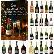 Detailed information about the product Champagne Taste Christmas Collectable Advent Calendar Blind Box 2D Flat Acrylic Ornament 24 Days Countdown Christmas Gift