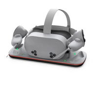 Detailed information about the product Charging Station for Meta Quest 3 and Oculus Quest 3S, VR Accessories Charging Station with LED Light for Oculus Quest 3/ 3S